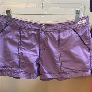 Nautica Purple Cargo Shorts with Relaxed Fit